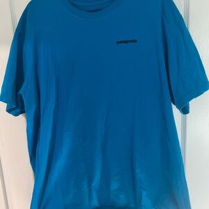 Patagonia Men's XXL Vibrant Blue Short Sleeve Tee